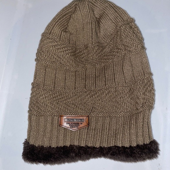 Song‎ Ting Brown Beanie /Winter Hat - Picture 1 of 3
